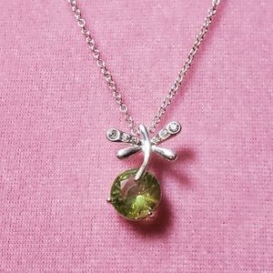 Silver Dragonfly Necklace